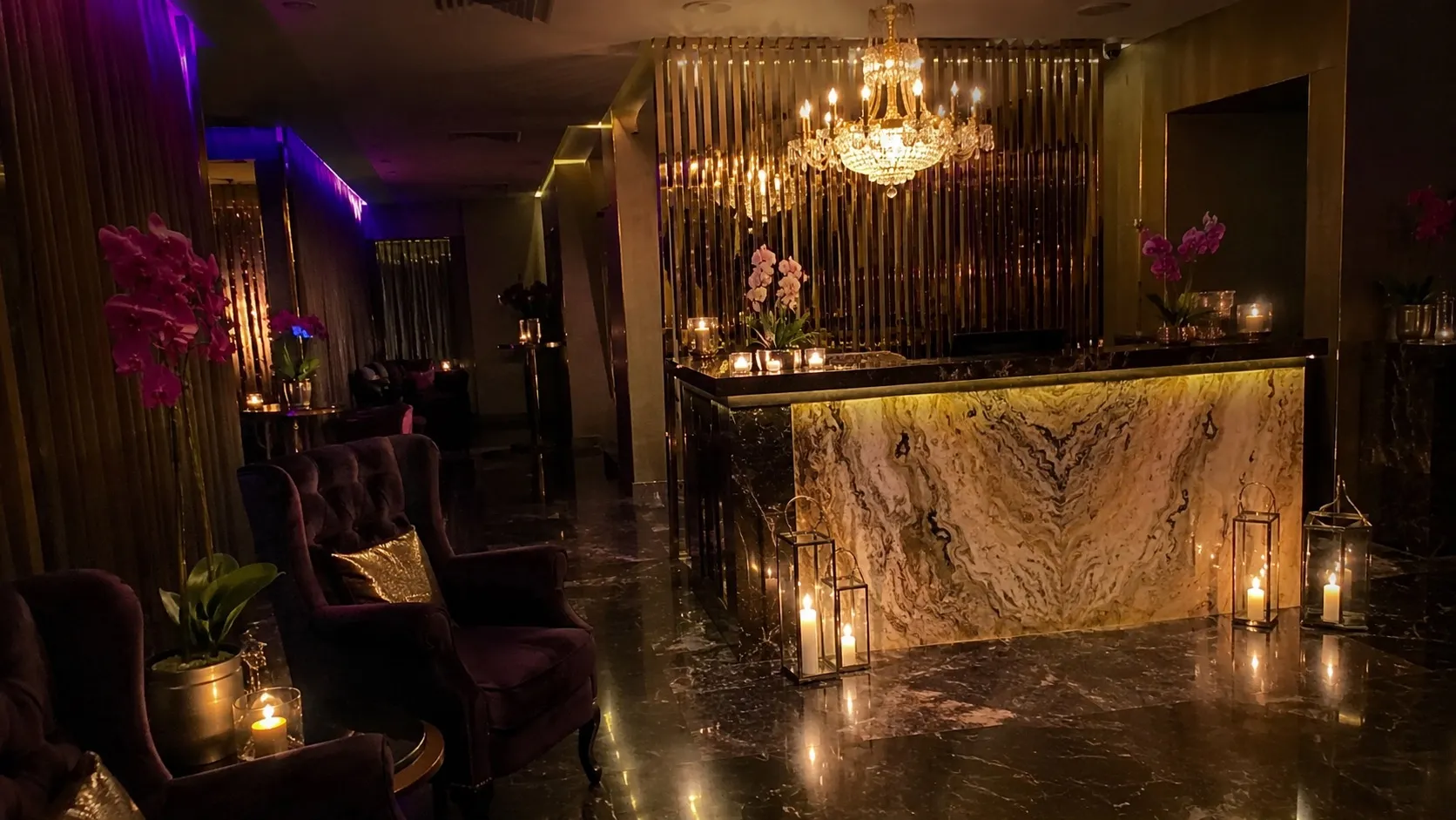 Salonun giriş lobisi — Lila Spa, İkitelli misafirlerine hizmet veren salon
